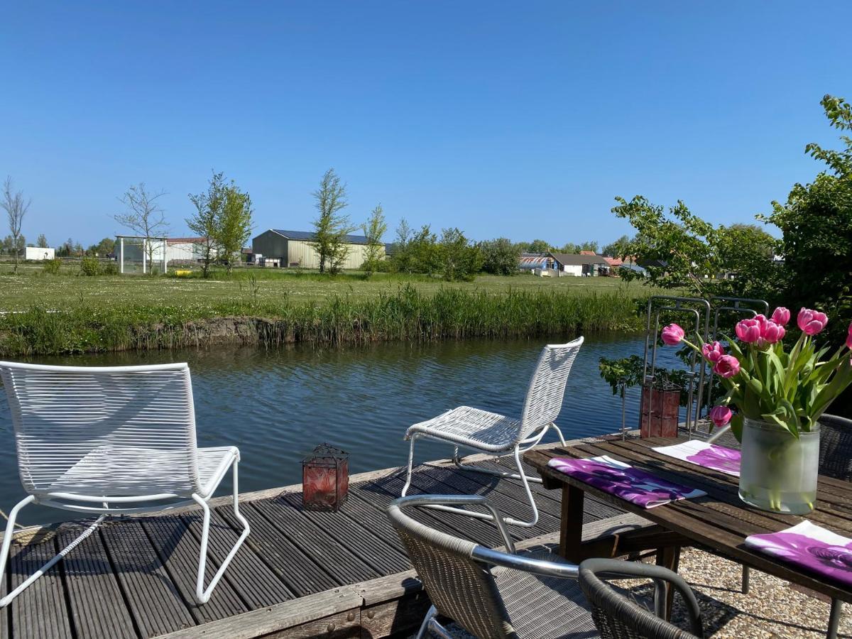 Ferienpark Vislust Ferienhaus Balu Mit Eigenem Steiger Zum Angeln Ijsselmeer Niederlande Villa Wervershoof ภายนอก รูปภาพ